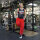 Brachial Sporthose "Gain" rot/schwarz