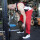 Brachial Sporthose "Gain" rot/schwarz