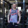 Brachial Tank Top "TEAM" grey/red