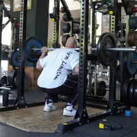 Brachial Sporthose "Gym Crew" schwarz/weiss
