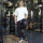 Brachial Sporthose "Gym Crew" schwarz/weiss