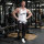 Brachial Sporthose "BTLC" vorne schwarz/weiss