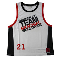 Brachial Tank-Top "Team" weiss 4XL