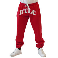 Brachial Tracksuit Trousers "BTLC" front red/white