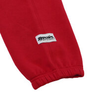 Brachial Tracksuit Trousers "BTLC" front red/white