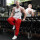 Brachial Tracksuit Trousers "BTLC" front red/white