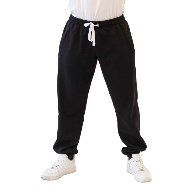 Brachial Tracksuit Trousers "BTLC" back black/white