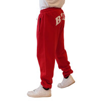 Brachial Tracksuit Trousers "BTLC" back red/white