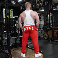 Brachial Tracksuit Trousers "BTLC" back red/white