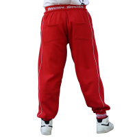Brachial Tracksuit Trousers "Gym Crew" red/white