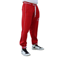 Brachial Tracksuit Trousers "Gym Crew" red/white