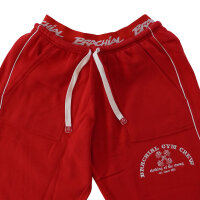 Brachial Tracksuit Trousers "Gym Crew" red/white