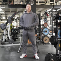 Brachial Jogginghose "Not Average" grau