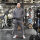 Brachial Jogginghose "Not Average" grau