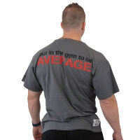 Brachial T-Shirt "Not Average" stahlgrau