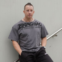 Brachial T-Shirt "Basic" stahlgrau