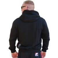 Brachial Zip-Hoody "Special" schwarz/weiss