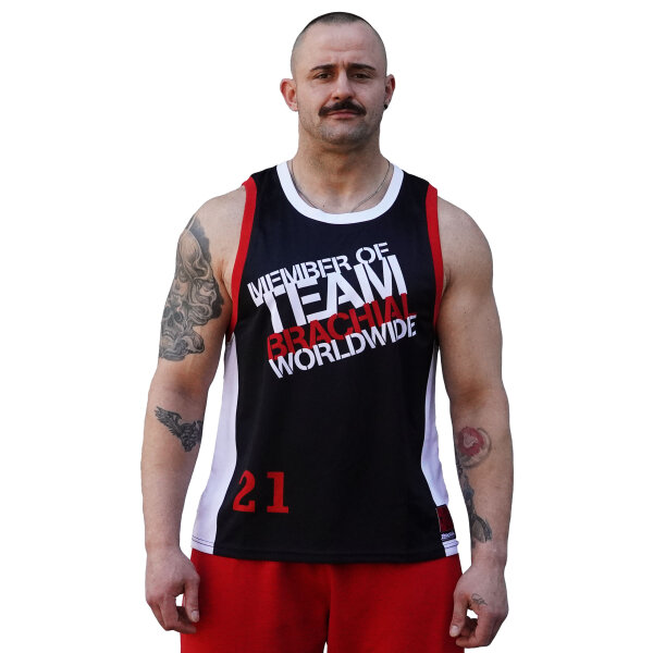 Brachial Tank-Top "Team" schwarz