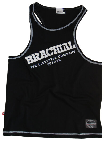 Brachial Tank-Top "Cool" black/white S