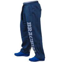 Brachial Tracksuit Trousers "Gym" darkbluemelange/greymelange