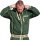 Brachial Zip-Hoody "Spacy" military green