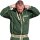Brachial Zip-Hoody "Spacy" military green 3XL