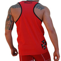 Brachial Tank-Top "Since" red/black