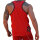 Brachial Tank-Top "Since" rot/schwarz