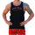 Brachial Tank-Top "Since" rot/schwarz 3XL