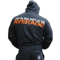 Brachial Hoody "NotAverage" dunkelgraumeliert L