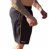 Brachial Short "Airy" black/orange S