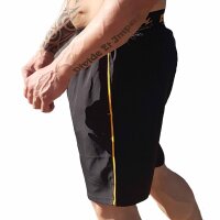 Brachial Short "Airy" schwarz/orange S