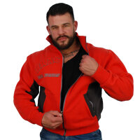 Brachial Zip-Sweater "Original" red
