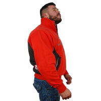 Brachial Zip-Sweater "Original" red M