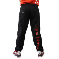 Brachial Tracksuit Trousers "Gym" black/red L