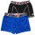 Brachial 2er Pack Boxer Shorts "Under" blau & schwarz