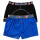 Brachial 2er Pack Boxer Shorts "Under" blau & schwarz 2XL