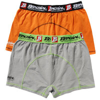 Brachial 2er Pack Boxer Shorts "Under" orange...