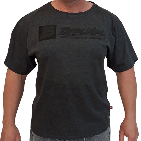 Brachial T-Shirt "Sign Next" graumeliert S