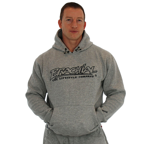 Brachial Hoody "Gain" graumeliert