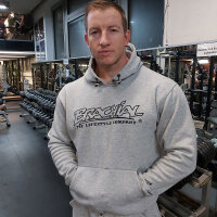 Brachial Hoody "Gain" graumeliert