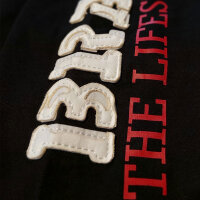 Brachial Zip-Hoody "Gym" schwarz/weiss