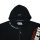 Brachial Zip-Hoody "Gym" schwarz/weiss