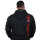 Brachial Zip-Hoody "Gym" schwarz/weiss