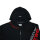 Brachial Zip-Hoody "Gym" schwarz/rot