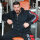 Brachial Zip-Hoody "Gym" schwarz/rot