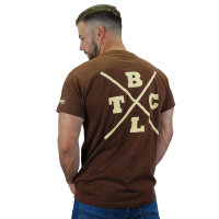 Brachial T-Shirt &quot;Beach&quot; brown