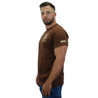 Brachial T-Shirt "Beach" brown