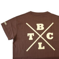 Brachial T-Shirt "Beach" brown S