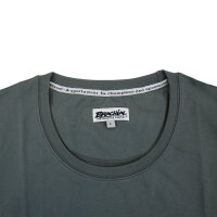 Brachial T-Shirt "Sign" dunkelgrau/orange